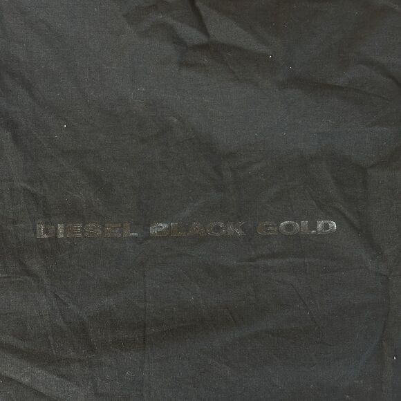 Diesel Dust‎ Bag Diesel Black Gold Drawstring Black  19”x15” - Picture 2 of 6